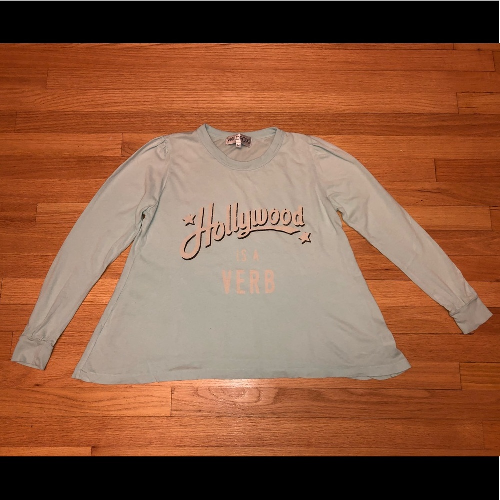 RARE WILDFOX ‘Hollywood Is A Verb’ Princess Tee